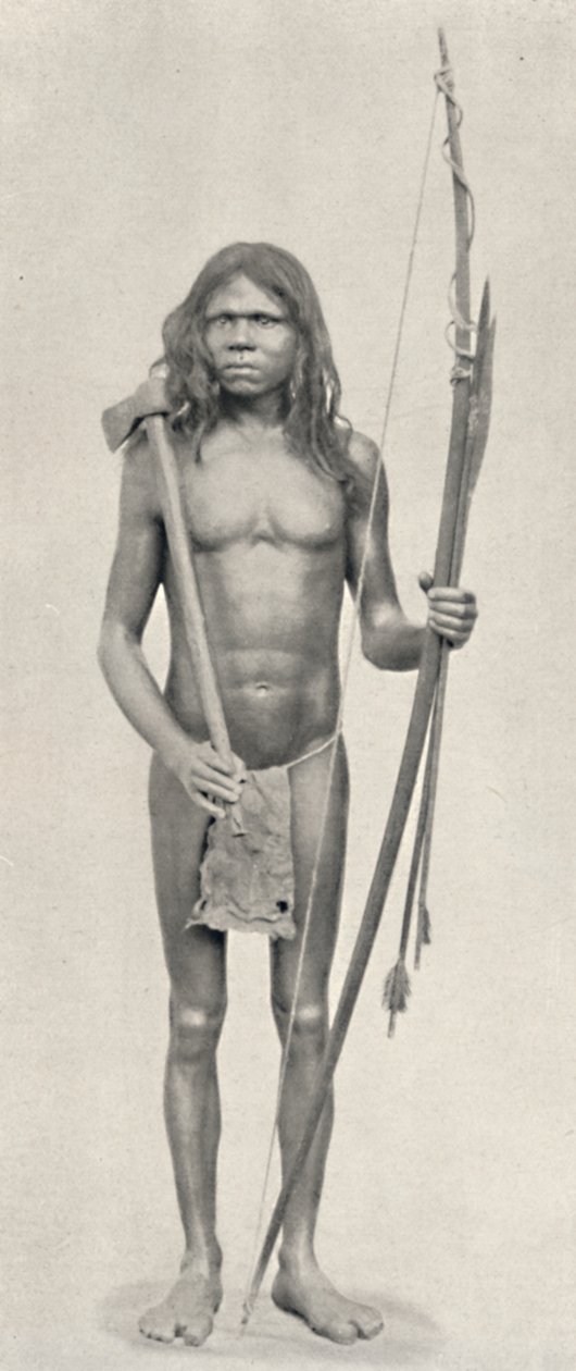 Yay, ok ve balta ile Wedda, 1926 by Unbekannt