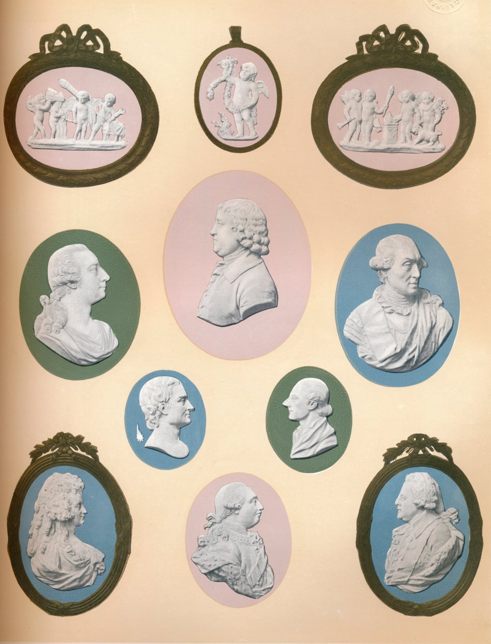 Bay Stoner & Evans'ın Mülkiyetindeki Wedgwood Portre Madalyonları, 1919 by Unbekannt