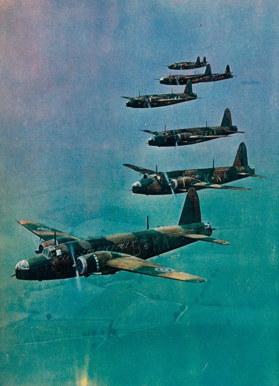 Wellington Bombacıları Oluşmakta, 1940 by Unbekannt