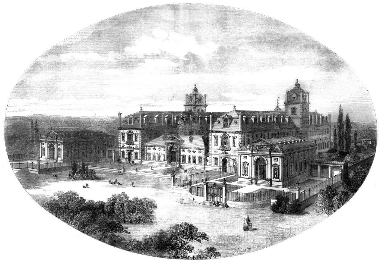 Wellington Koleji, Berkshire, 1855 by Unbekannt