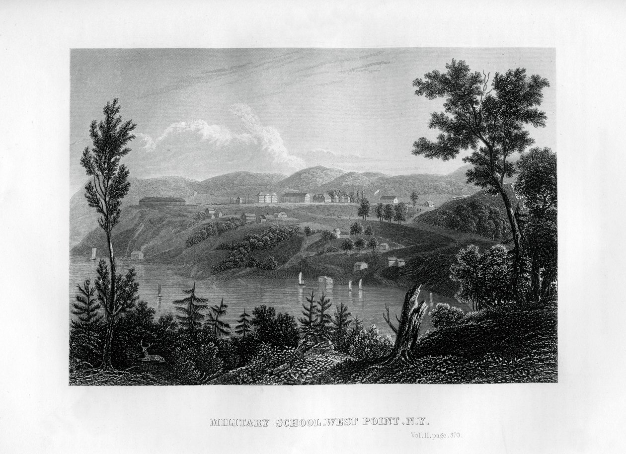 West Point Askeri Okulu, New York, 1855 by Unbekannt