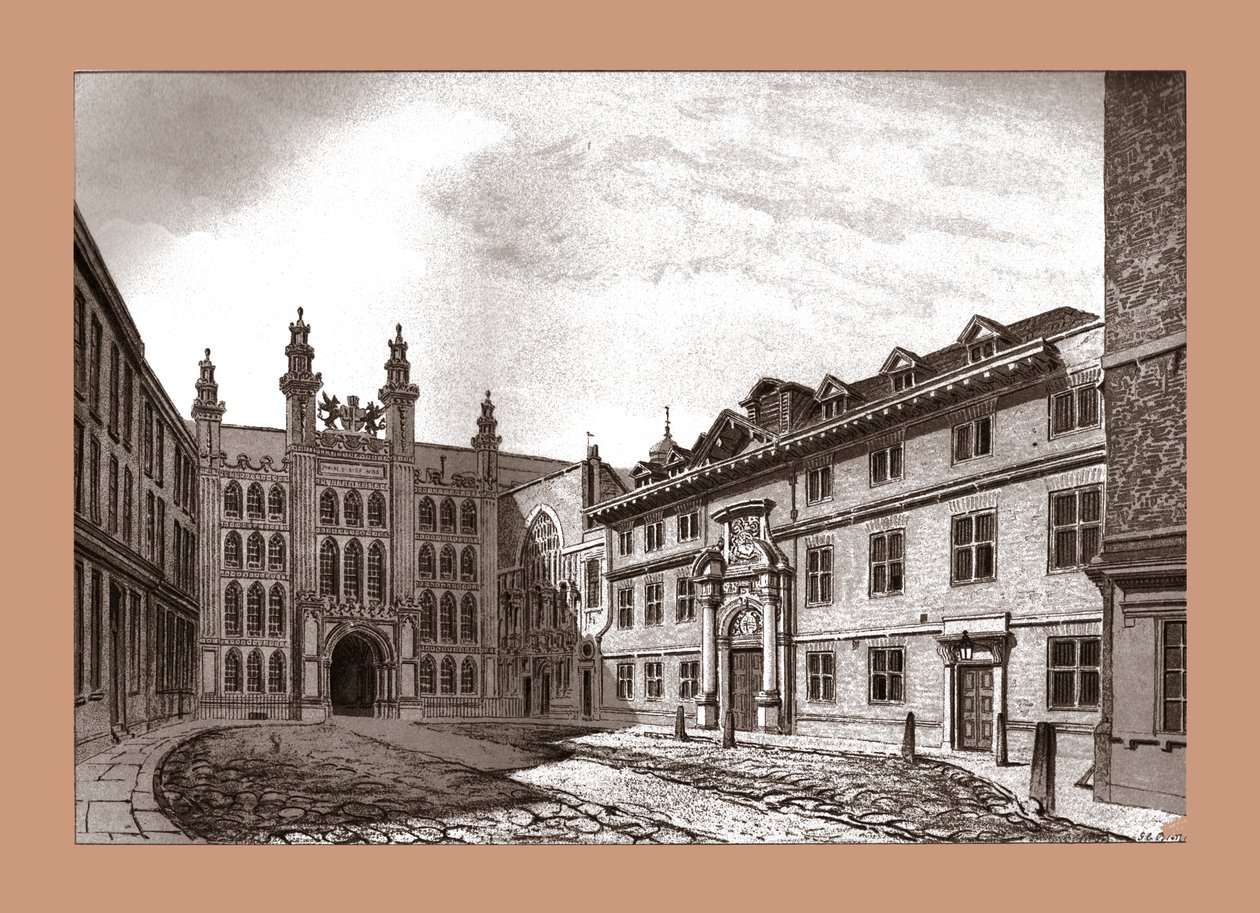 Guildhall Şapeli ve Blackwell Hall Batı Görünümü, 1886 by Unbekannt