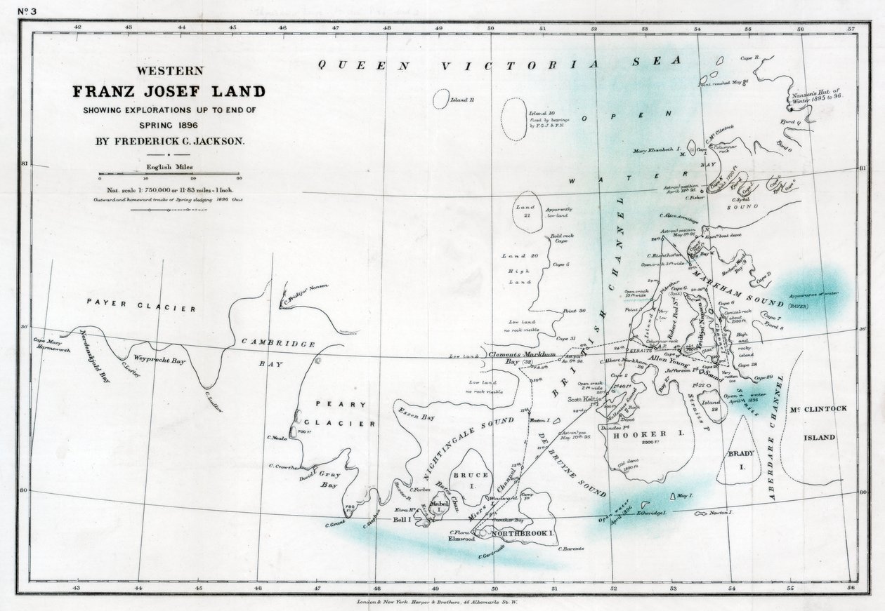 Batı Franz Josef Land, 1896 1899 by Unbekannt