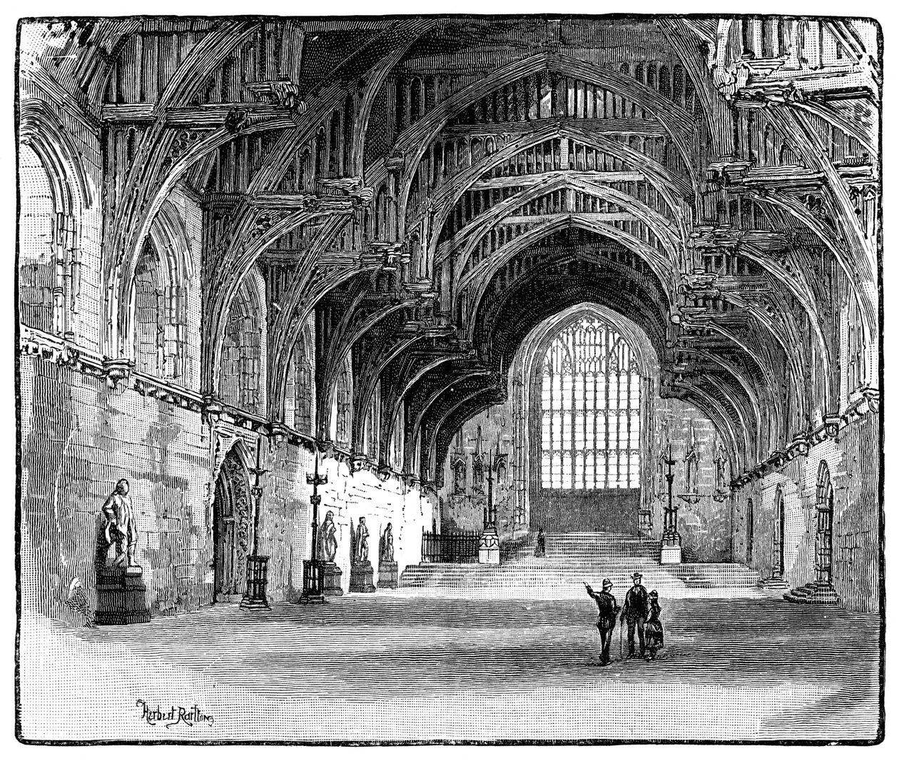 Westminster Salonu, Londra, 1900 by Unbekannt