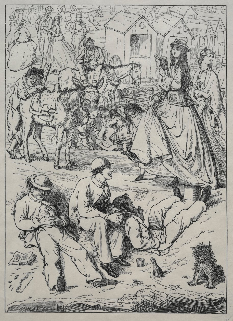 Deniz Kenarında Yaptıklarımız - Hiçbir Şey, 1862. by Unbekannt