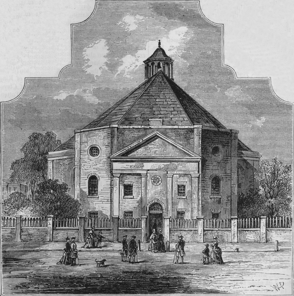 Whitefields Tabernacle, Tottenham Court Road, Westminster, Londra, 1820 1878 by Unbekannt