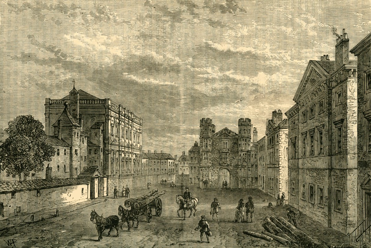 Whitehall, Holbein Geçidine Doğru Bakmak, 1881. by Unbekannt