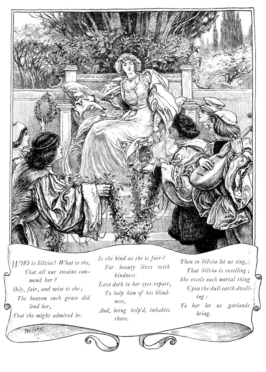 Silvia kimdir, 1895 by Unbekannt
