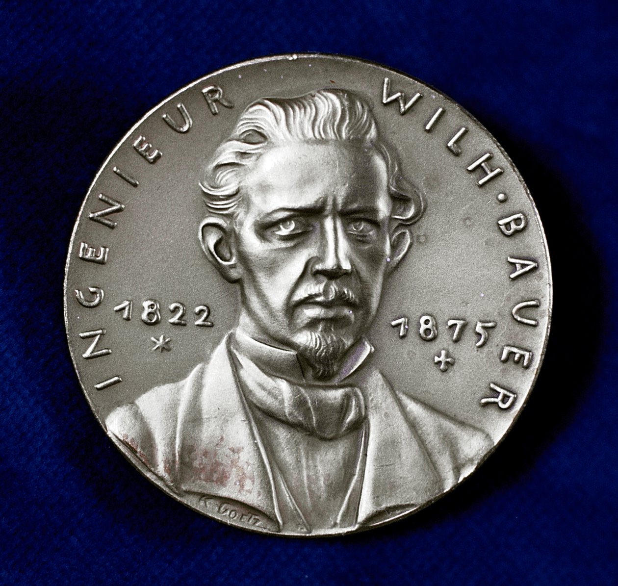 Wilhelm Bauer 1822-1875, Alman mucit ve denizaltıların öncü üreticisi by Unbekannt