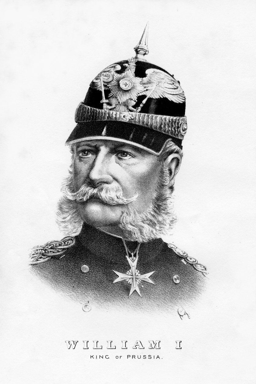 Wilhelm I, Prusya Kralı ve Almanya İmparatoru, 19. yüzyıl by Unbekannt