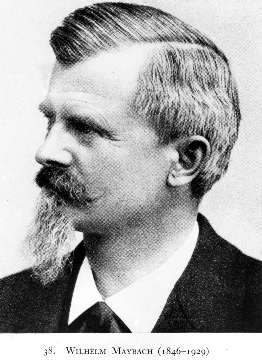 Wilhelm Maybach, Alman mucit ve otomobil tasarımcısı, c 1900 by Unbekannt