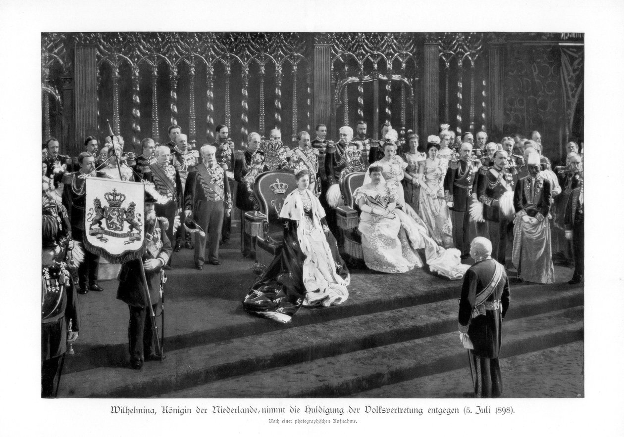 Hollandalı Wilhelmina, 1880-1962, 5 Temmuz 1898, 1900 by Unbekannt