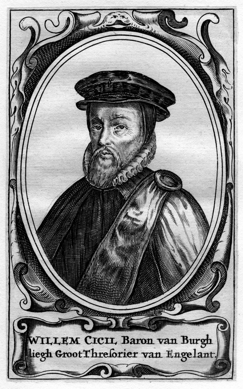Willem Cecil, 1 Baron Burghley, 16. yüzyıl İngiliz devlet adamı by Unbekannt