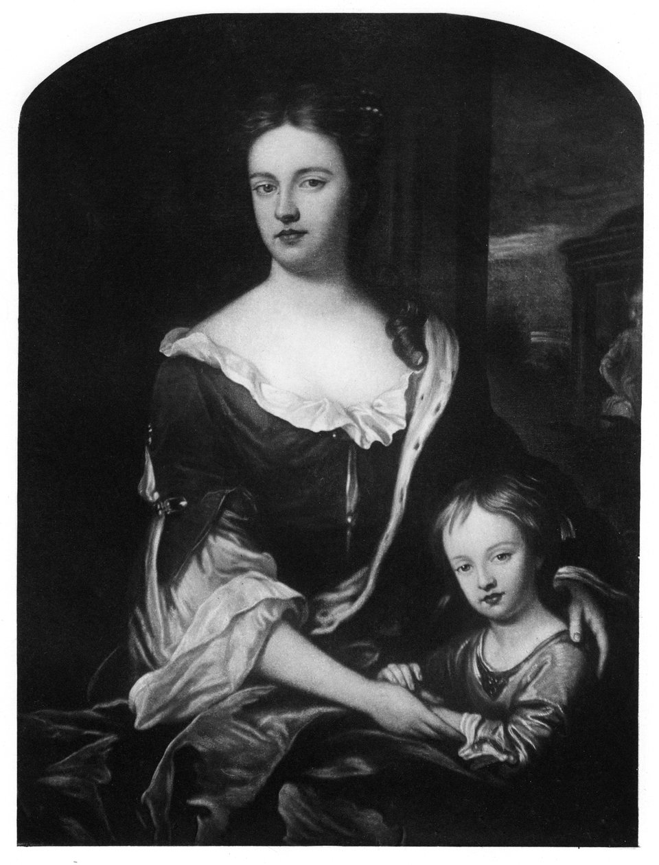 William, Gloucester Dükü, annesi Kraliçe Anne, 1907 ile by Unbekannt