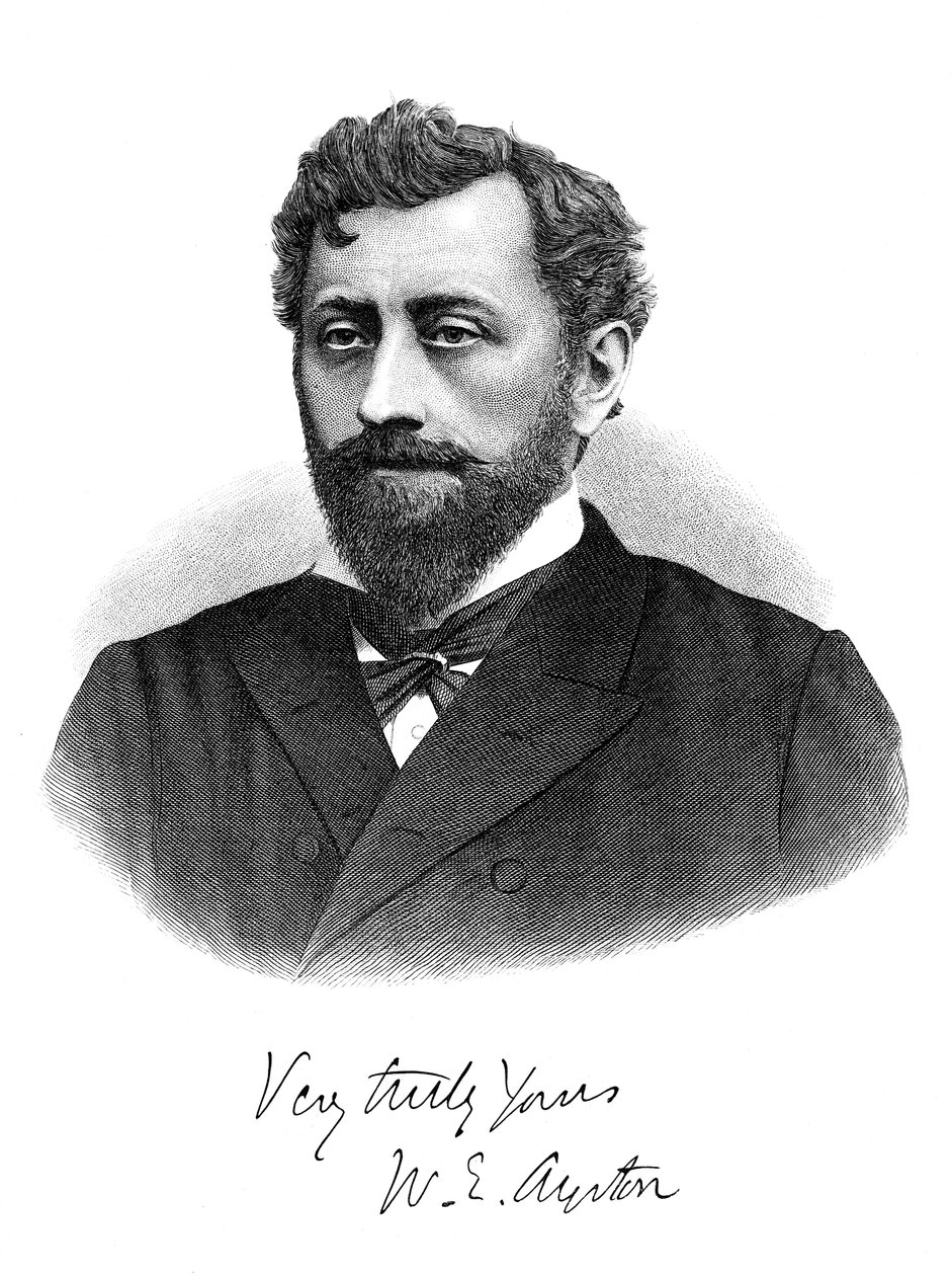 William Edward Ayrton 1847-1908, İngiliz fizikçi, elektrik mühendisi ve mucit, 1892 by Unbekannt