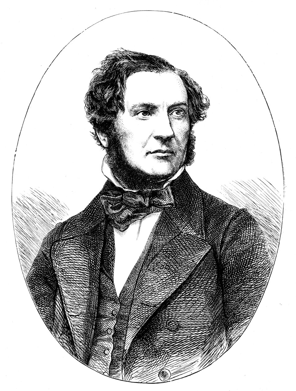 William Ewart Gladstone, İngiliz Liberal devlet adamı ve başbakan, 1855 by Unbekannt