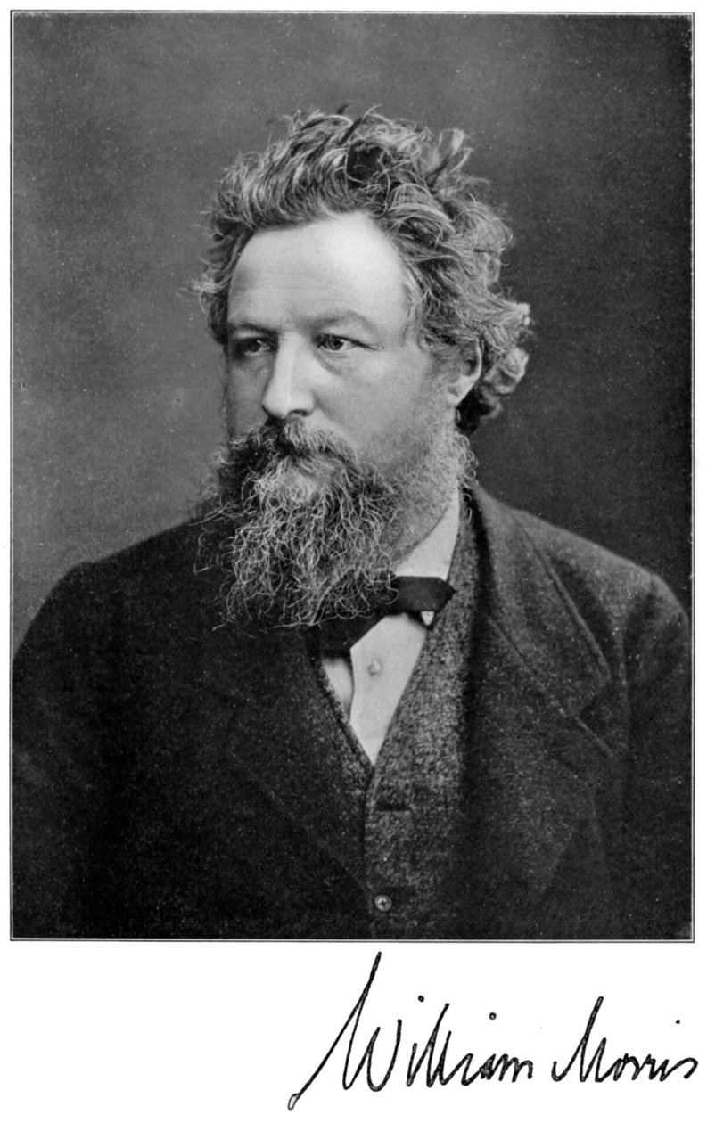 William Morris, 19. yüzyıl İngiliz sanatçısı, yazar, sosyalist ve aktivist, 1901 by Unbekannt