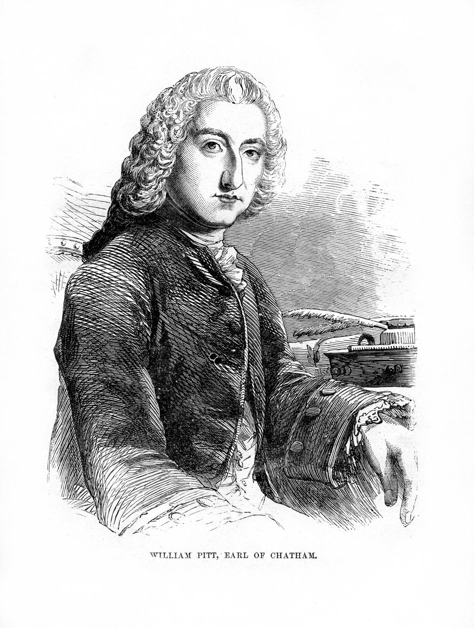 William Pitt, 1. Chatham Kontu, İngiliz Whig devlet adamı, 1872 by Unbekannt