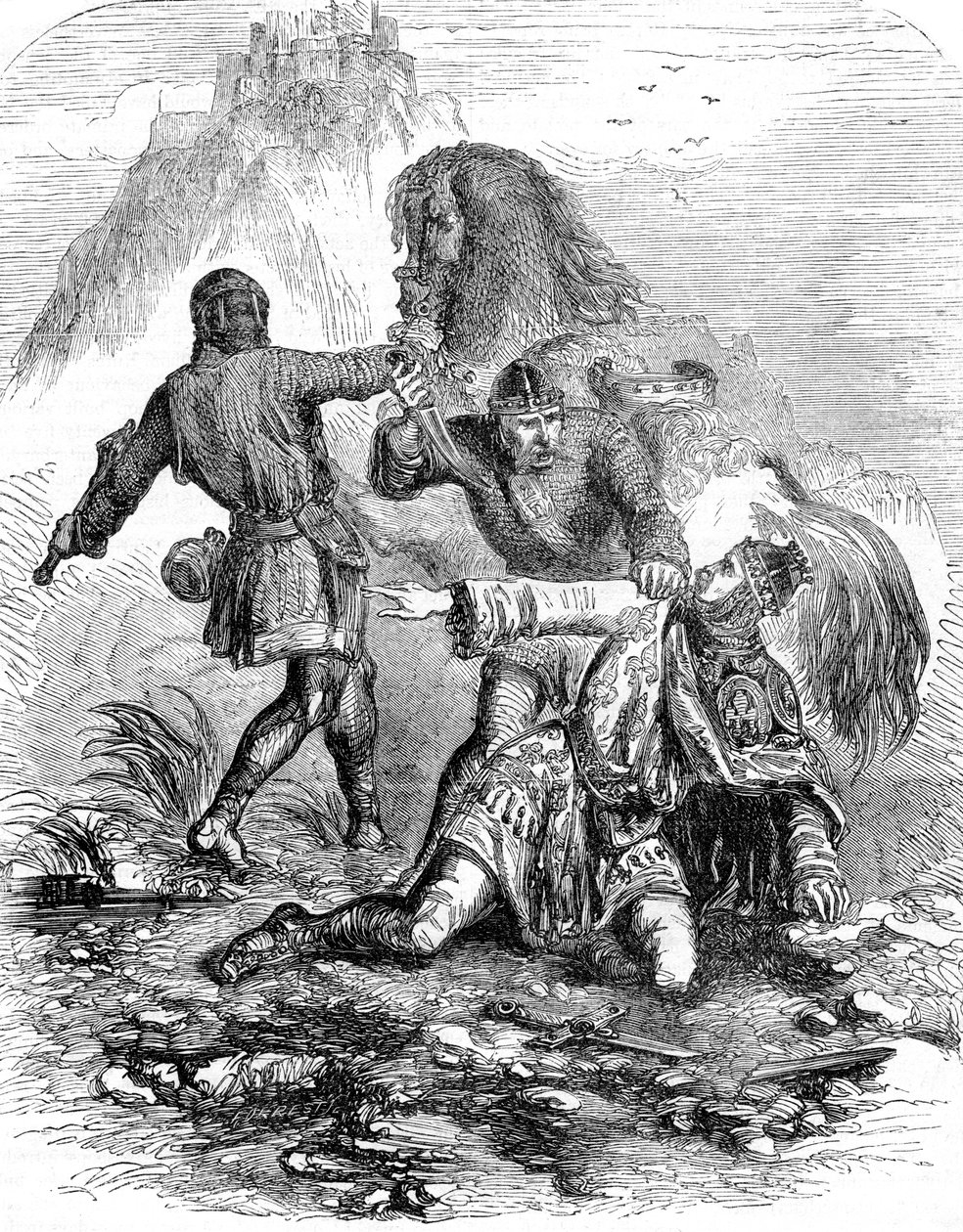 William Rufus ve asker by Unbekannt