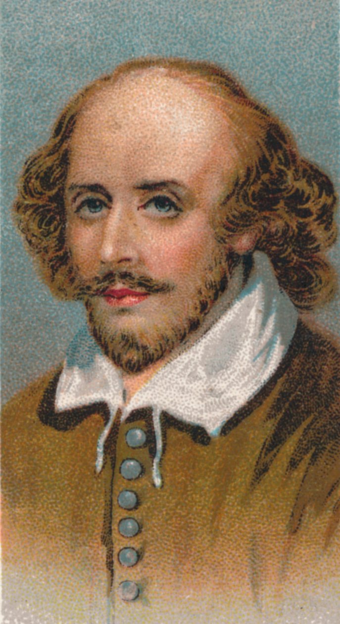 William Shakespeare 1564-1616, İngiliz şair ve oyun yazarı, 1924 by Unbekannt