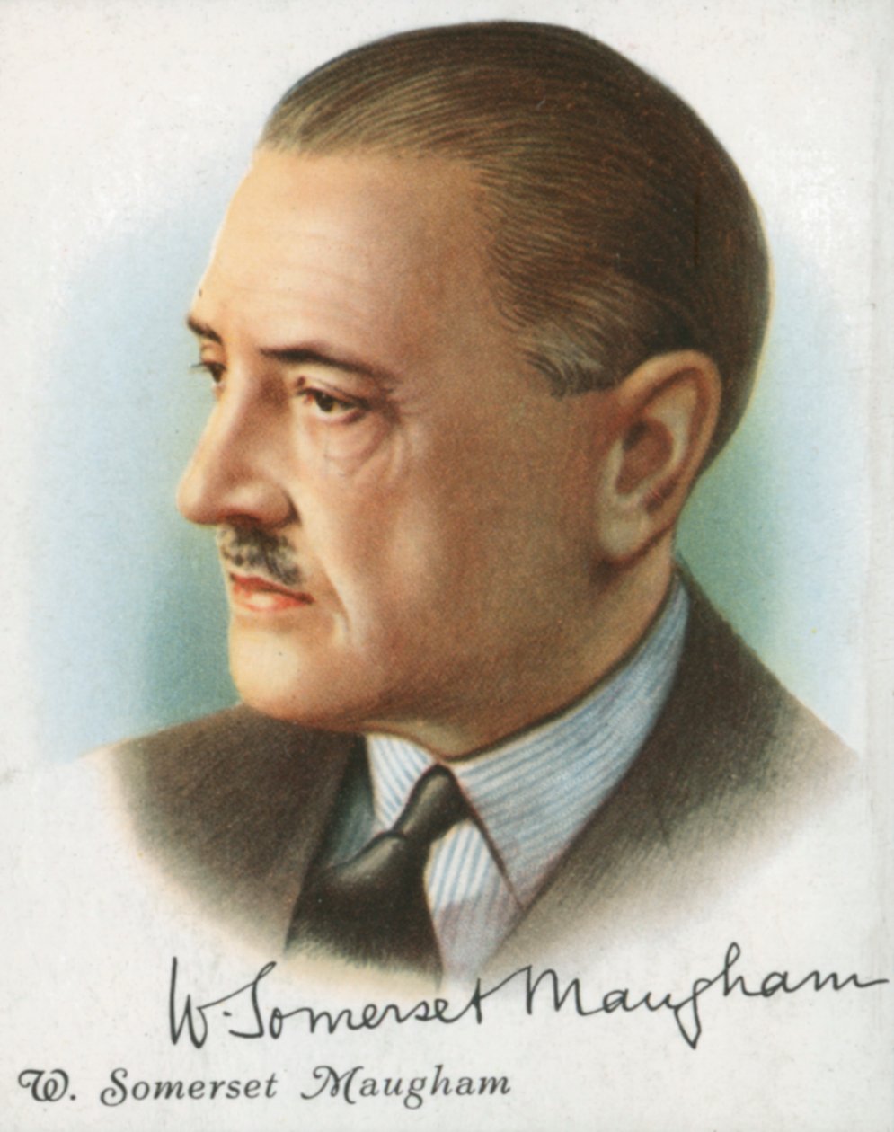 William Somerset Maugham, İngiliz roman, oyun ve kısa öykü yazarı, 1927 by Unbekannt