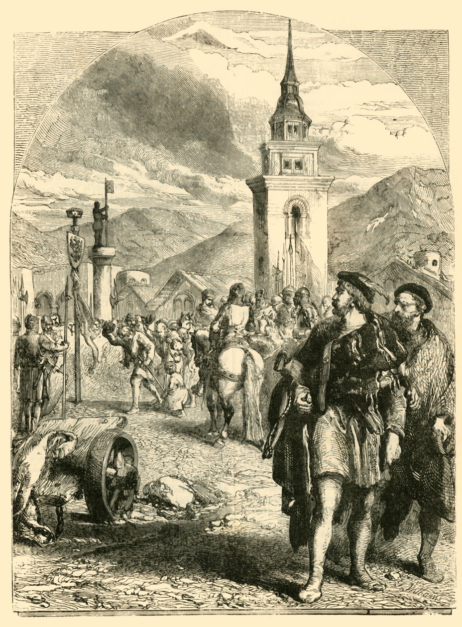 Altdorf Pazar Yerinde William Tell, 1890. by Unbekannt