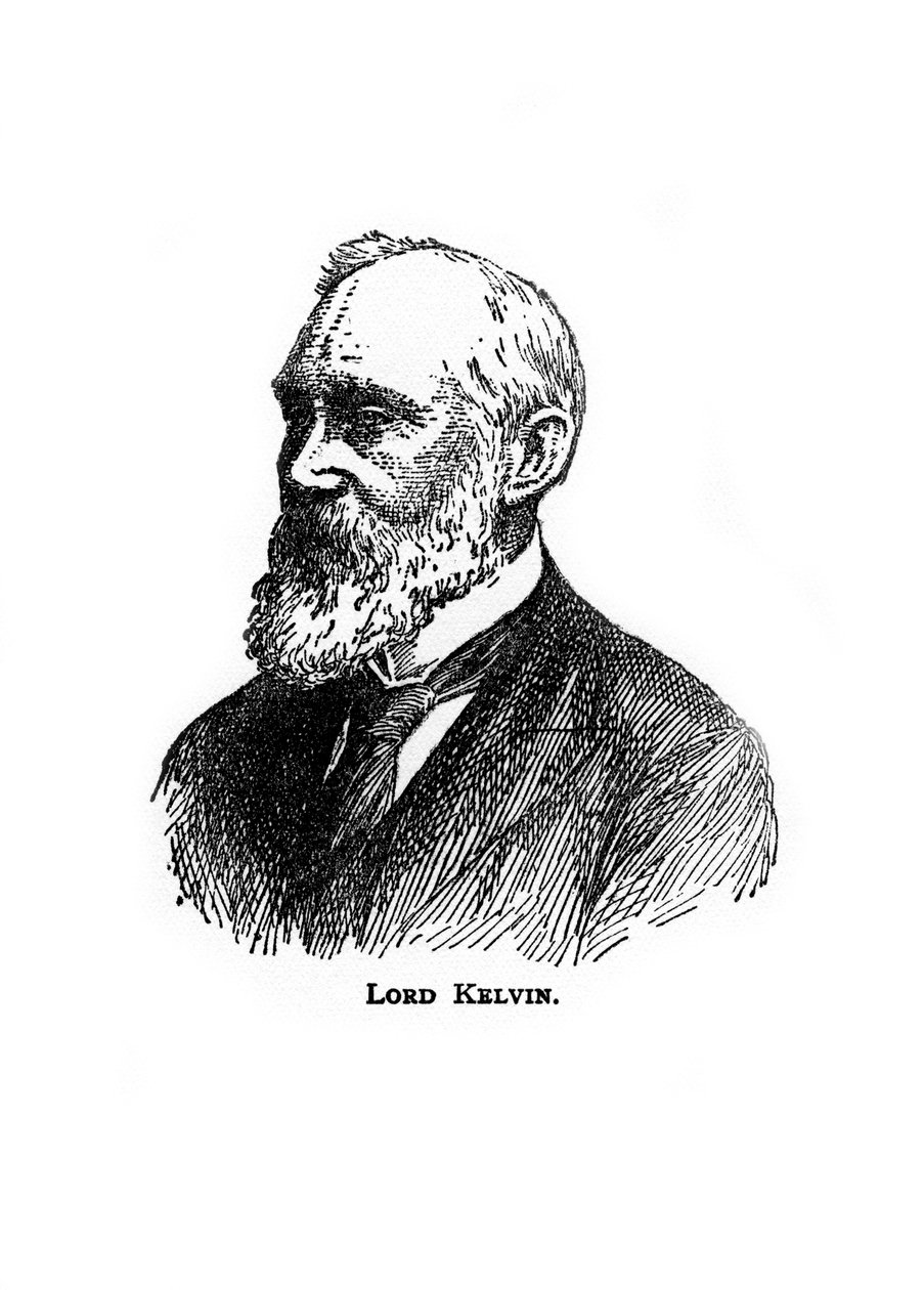 William Thomson, Lord Kelvin, İrlandalı-İskoç matematikçi, fizikçi ve mühendis, 20. yüzyıl by Unbekannt
