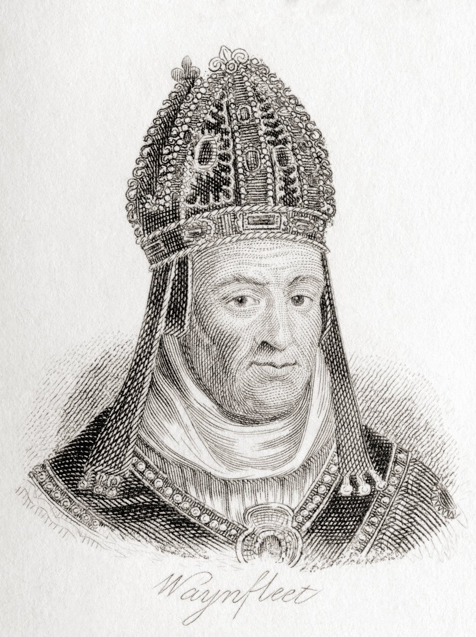 William Waynflete doğumlu William Patten, c. 1398 - 1486. by Unbekannt