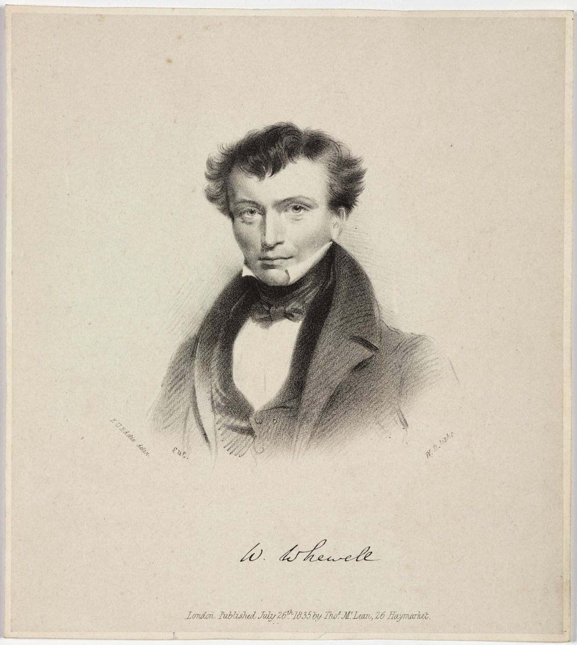 William Whewell, İngiliz bilge, c 1820