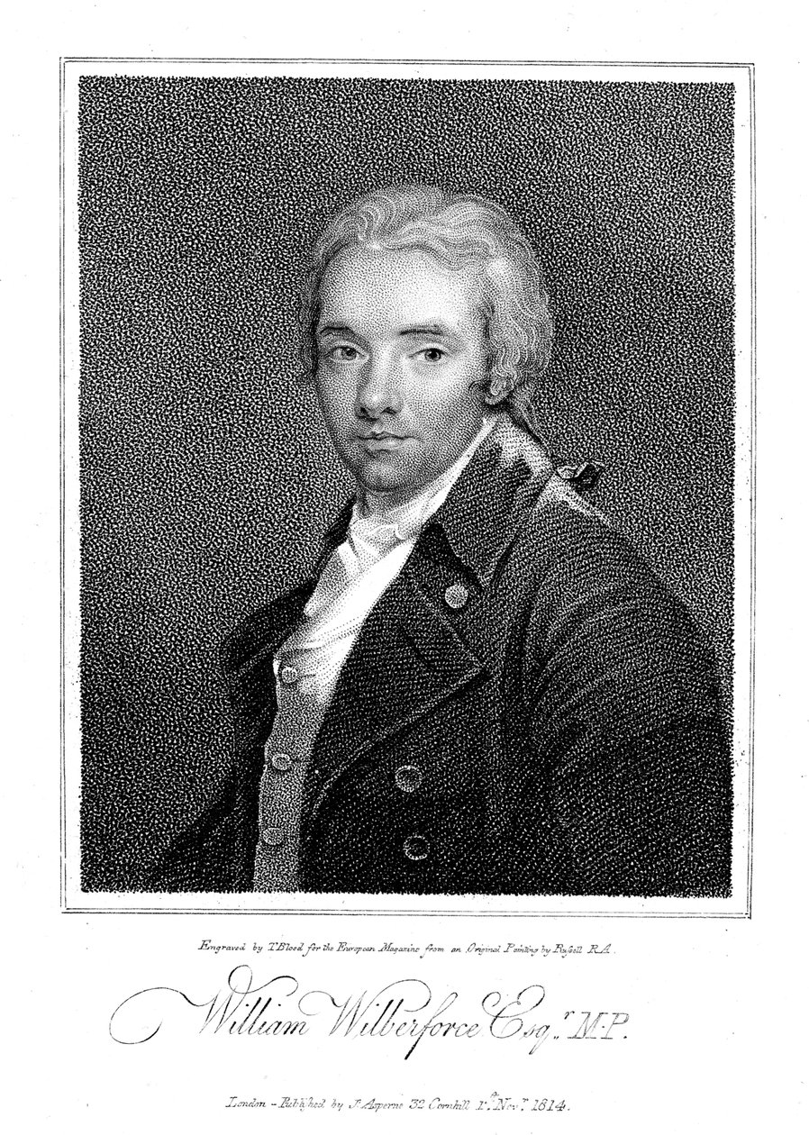 William Wilberforce, İngiliz hayırsever ve kölelik karşıtı kampanyacı, 1814 by Unbekannt