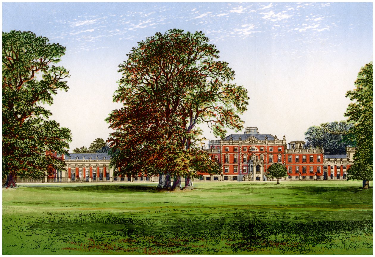 Wimpole Hall, Cambridgeshire, Hardwicke Kontu'nun evi, c1880 by Unbekannt