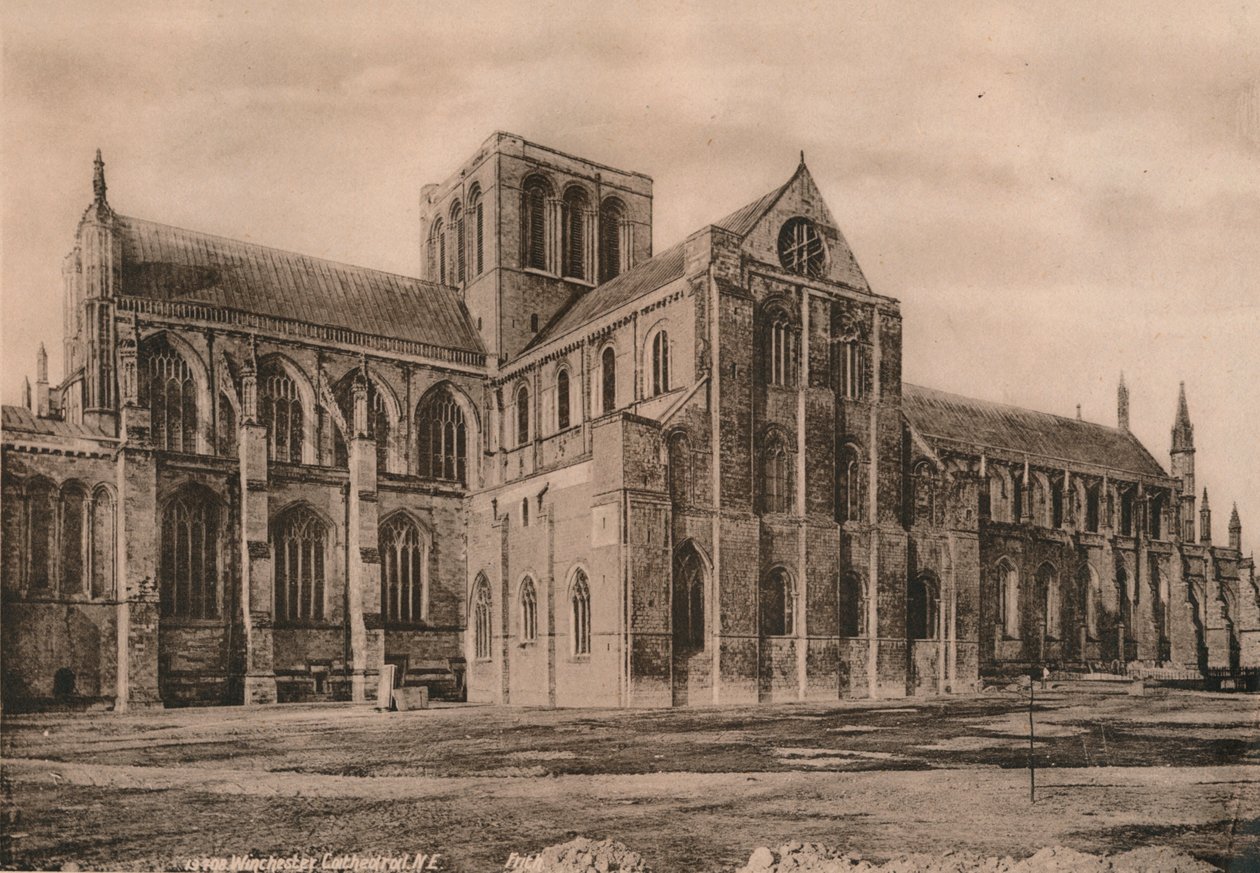 Winchester Katedrali, Hampshire, 20. yüzyılın başlarında by Unbekannt