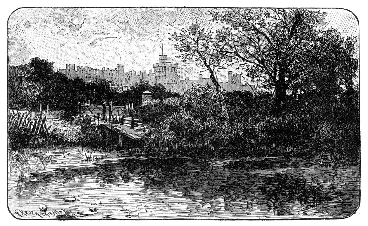 Windsor Kalesi, Berkshire, 1900 by Unbekannt
