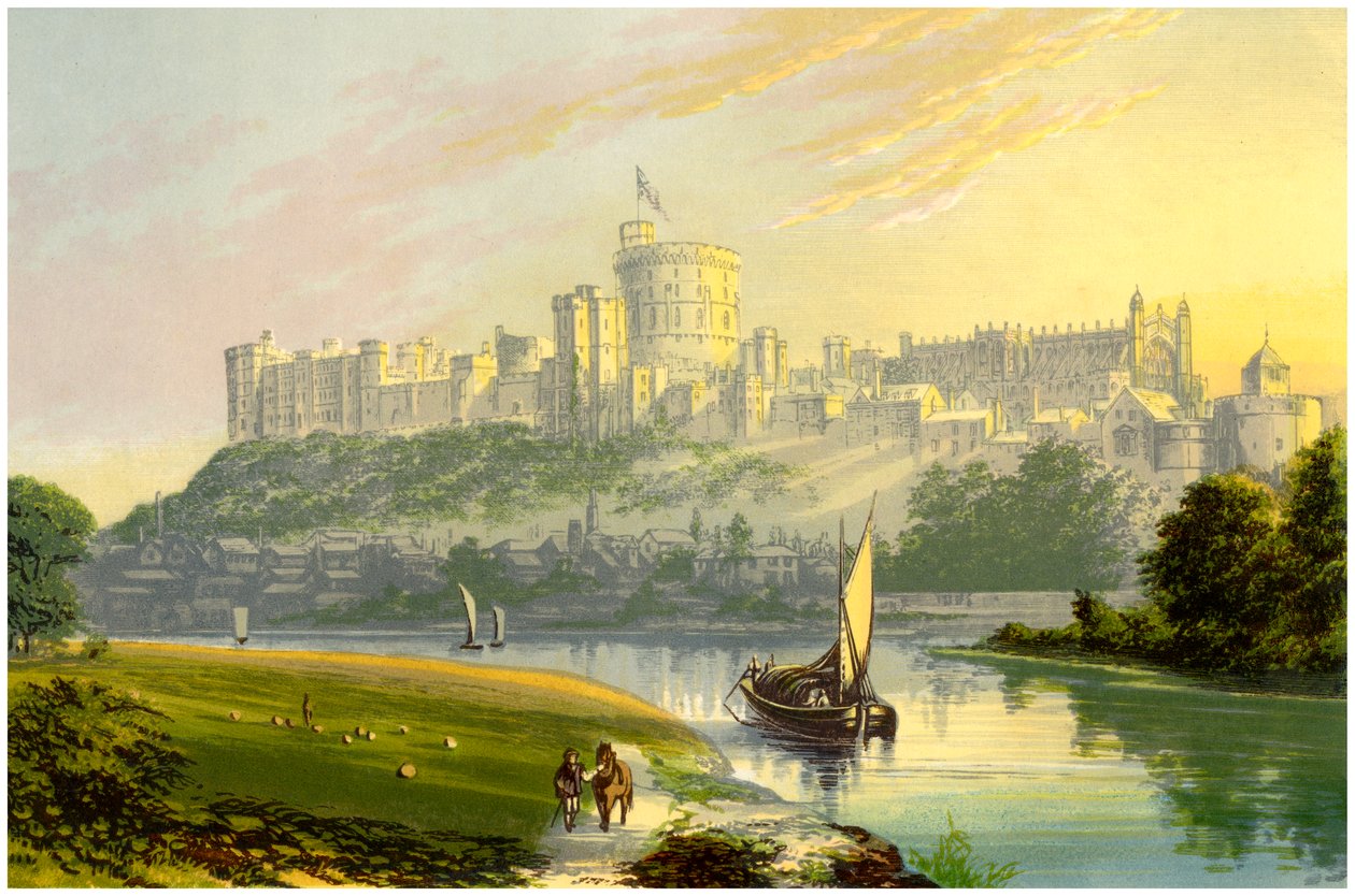 Windsor Kalesi, Berkshire, Kraliyet ikametgahı, c1880 by Unbekannt