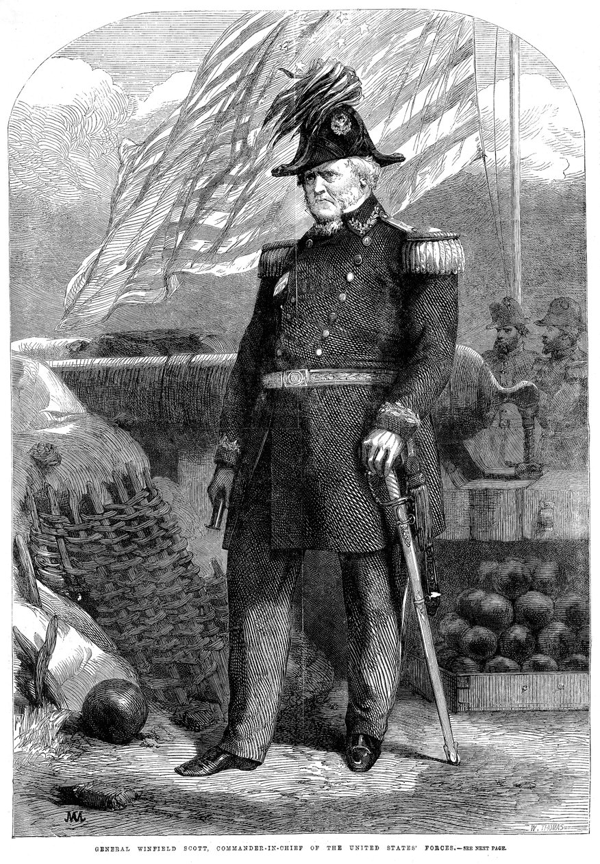 Winfield Scott, Amerikan askeri, 1861 by Unbekannt