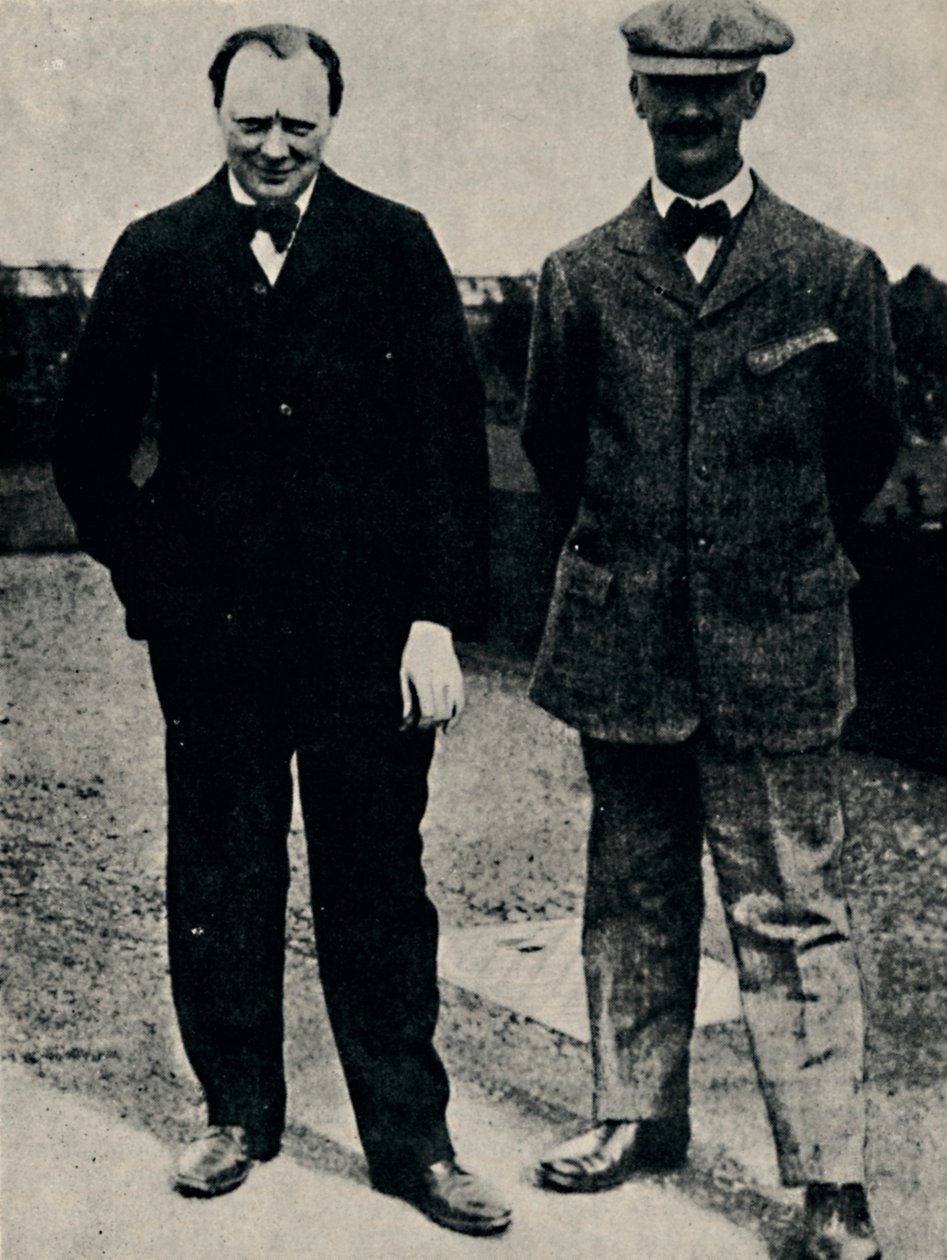 Winston Churchill ve George Lambert, 1912, 1945. by Unbekannt
