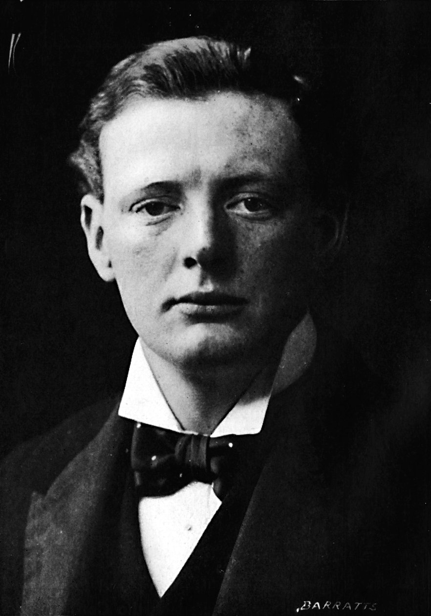 Winston Churchill, parlamentoya ilk girdiği sıralarda, c1901, 1945 by Unbekannt