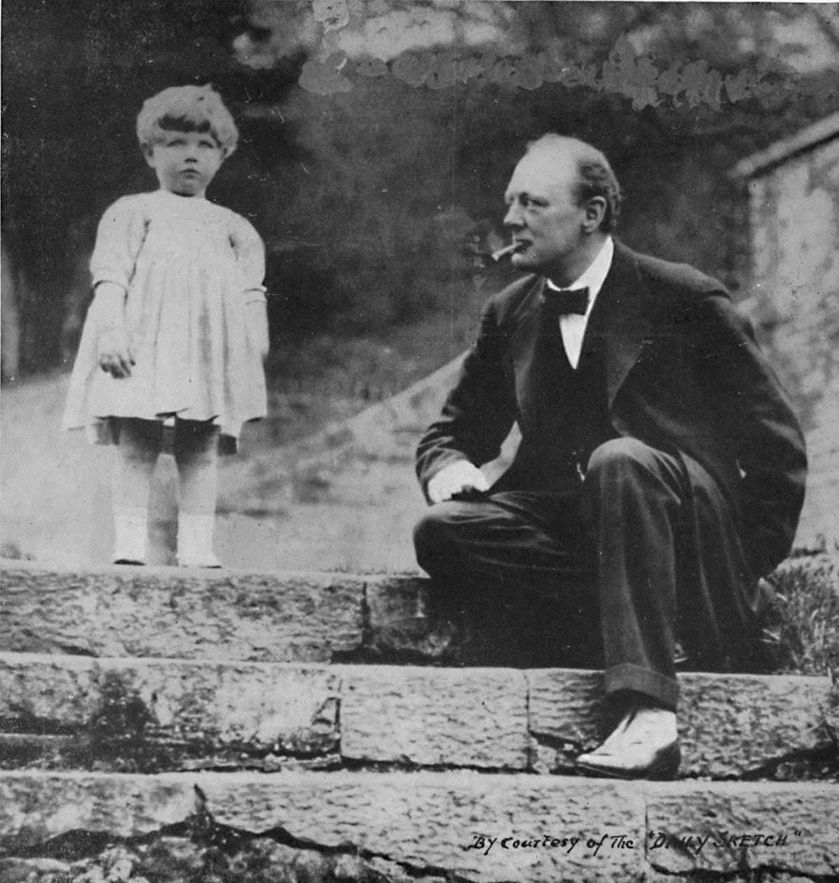 Winston Churchill, kızı Mary ile Chartwell