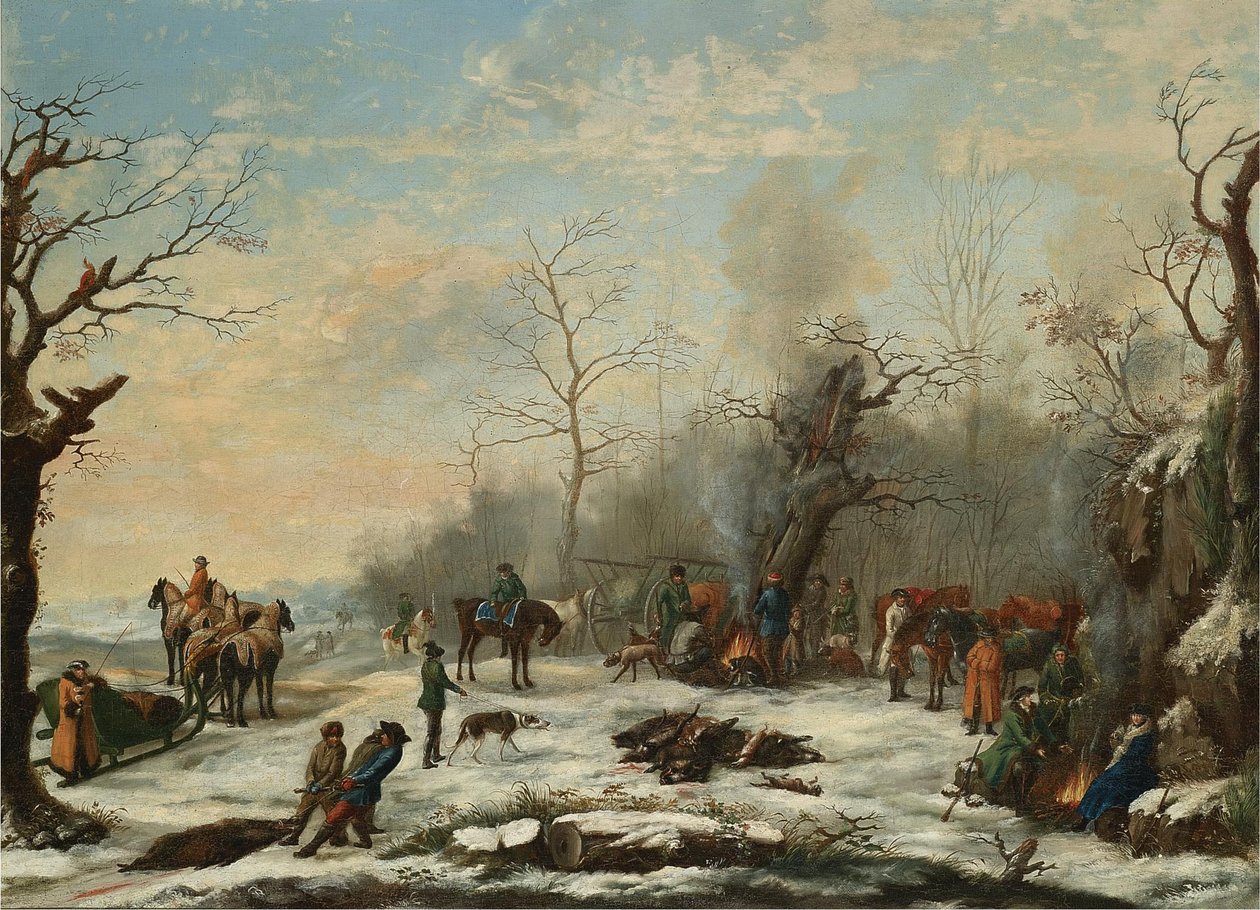 Kış Avı, 19. Yüzyılın Ortası by Unbekannt