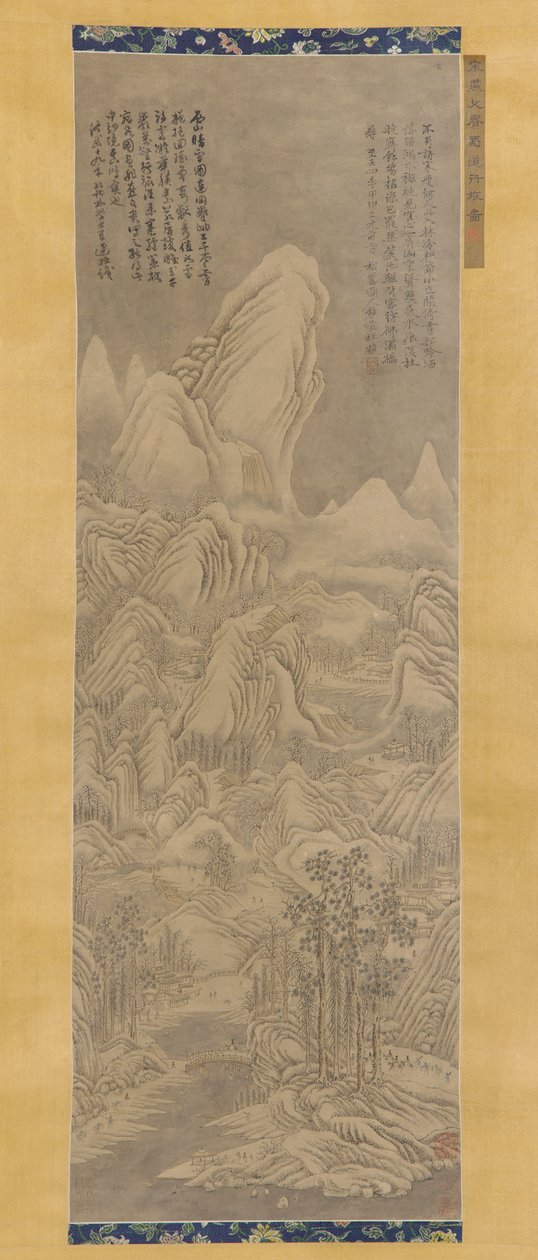 Kış Manzarası, Ming veya Qing hanedanı, 16-17. yüzyıl. by Unbekannt