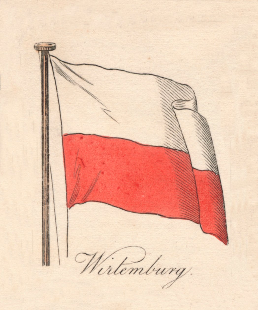 Wirtenburg, 1838 by Unbekannt