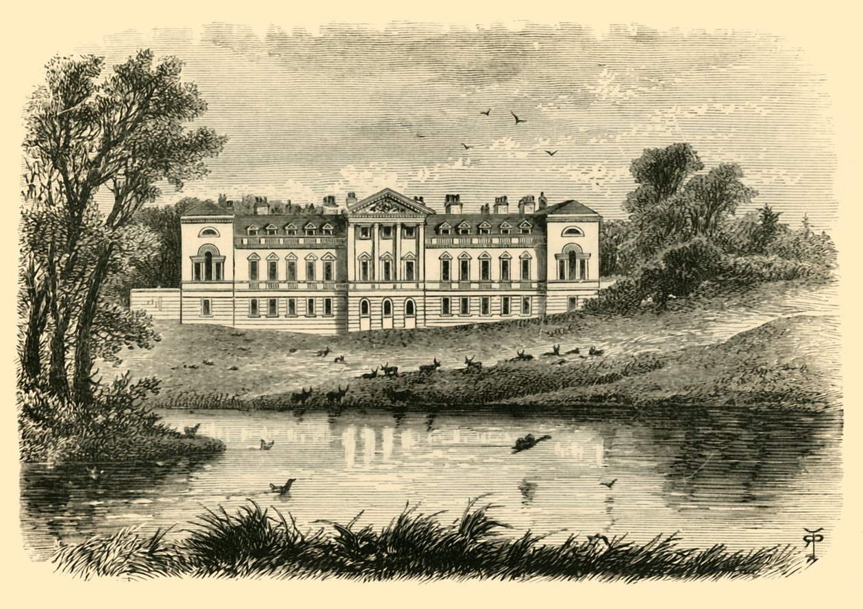Woburn Manastırı - Batı Cephesi, 1898. by Unbekannt