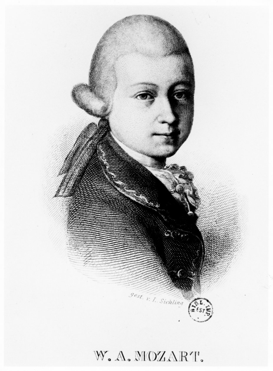 Wolfgang Amadeus Mozart 1756-1791, 1770 by Unbekannt