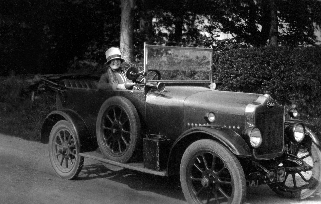 Araba kullanan kadın, 1930 by Unbekannt