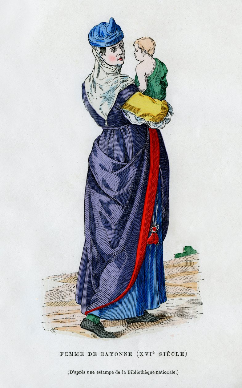 Bayonne Kadını, Fransa, 16. yüzyıl 1882-1884 by Unbekannt