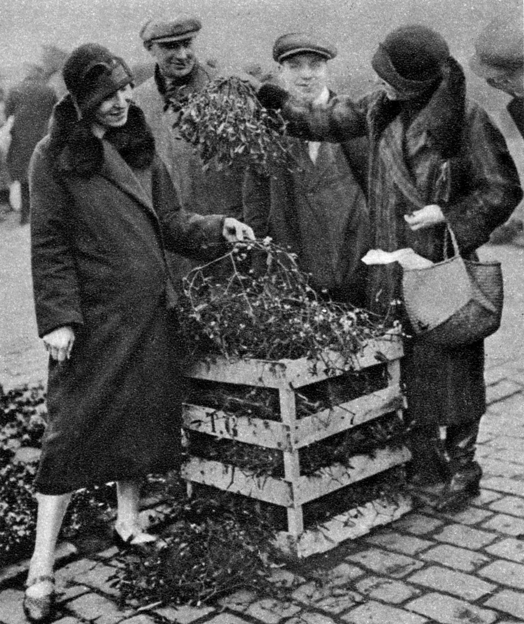 Ökseotu demetlerini seçen kadınlar, Caledonian Market, Londra, 1926-1927 by Unbekannt