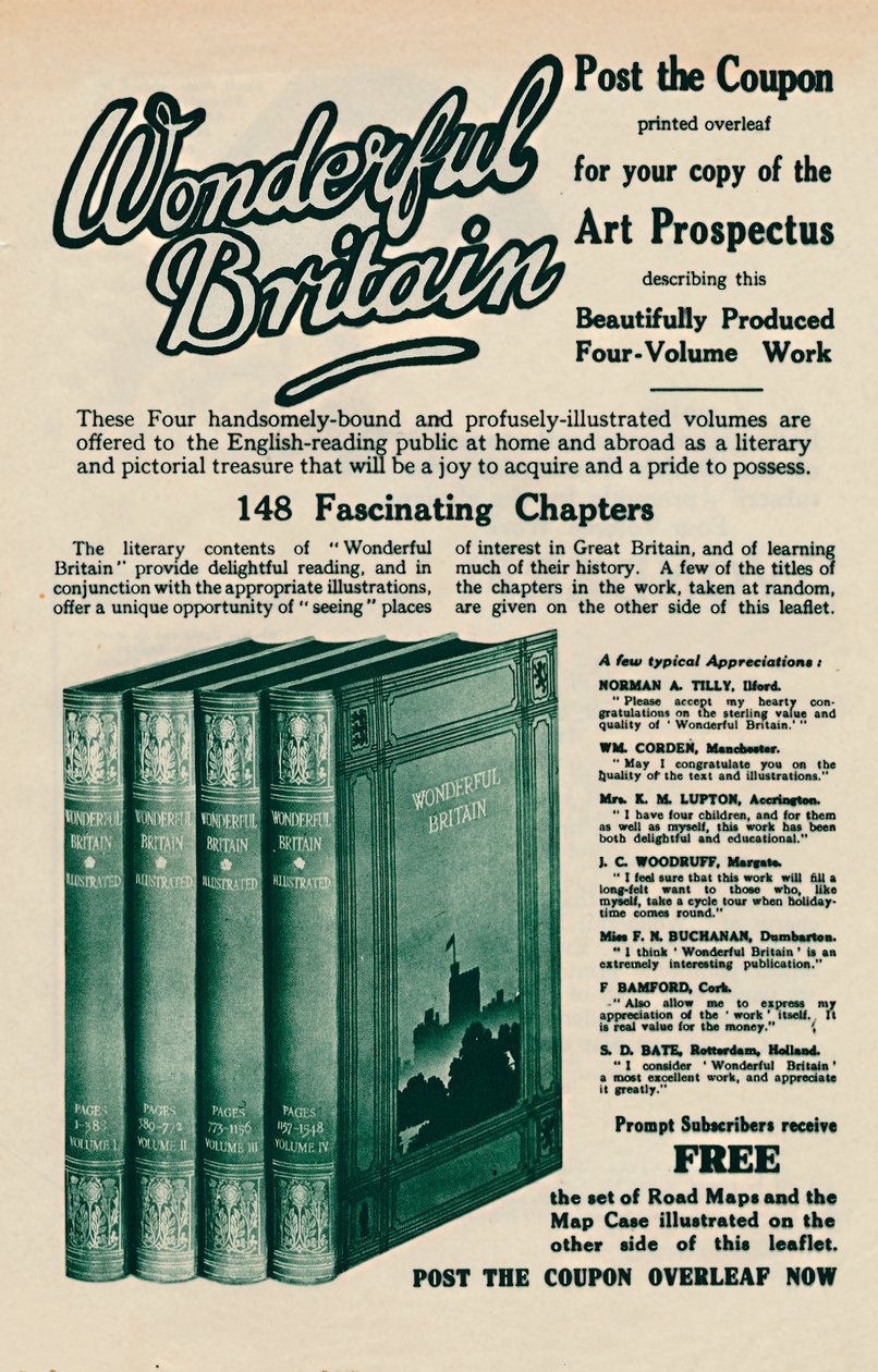 Harika Britanya kitap reklamı, 1935 by Unbekannt