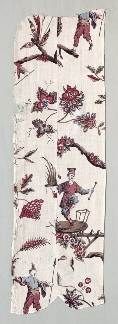 Tahta Baskılı Tekstil Parçaları, c. 1785. by Unbekannt