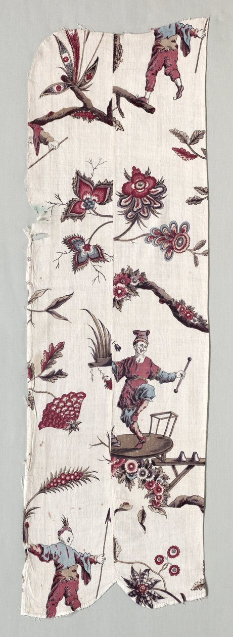 Tahta Baskılı Tekstil Parçaları, c. 1785. by Unbekannt