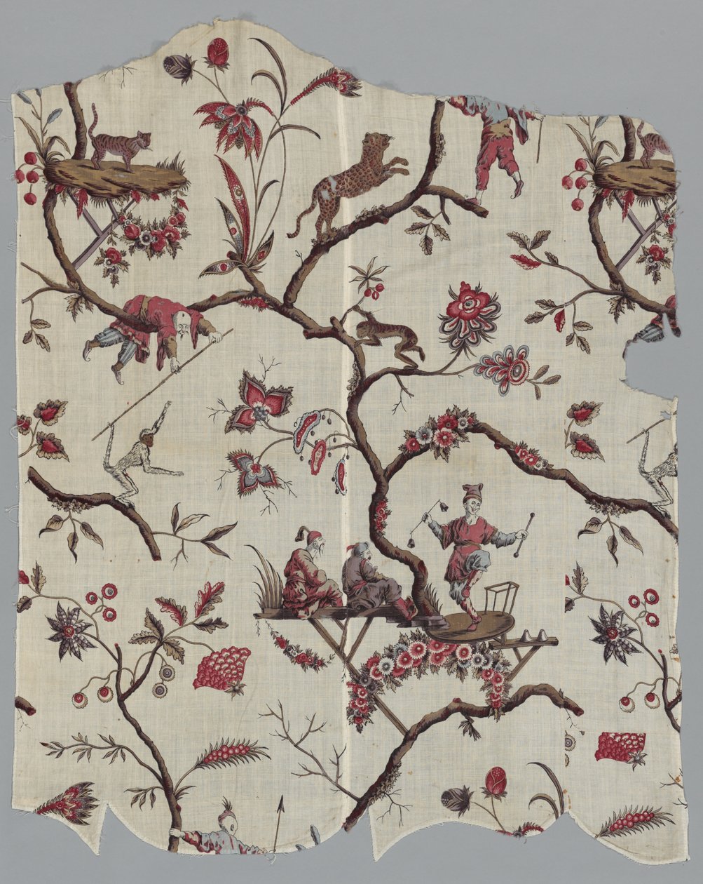 Tahta Baskılı Tekstil Parçaları, c. 1785. by Unbekannt